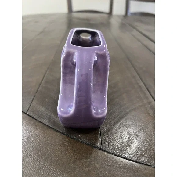 Fiestaware Mini Disc Pitcher Lilac Purple Ceramic Ring Handle Retired Color - Picture 3 of 8